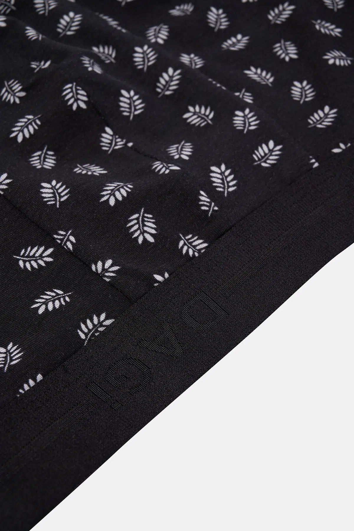 Siyah Desenli Pamuk Boxer