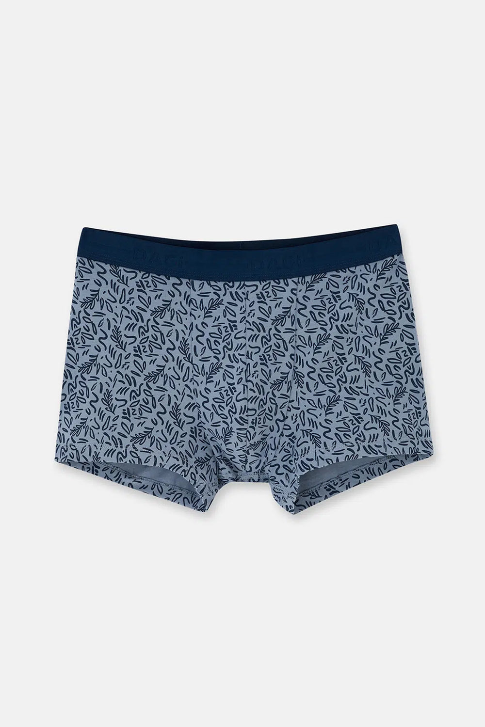 Lacivert 2'li Desenli Pamuk Boxer