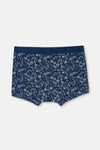 Mavi Desenli Micro Modal Boxer
