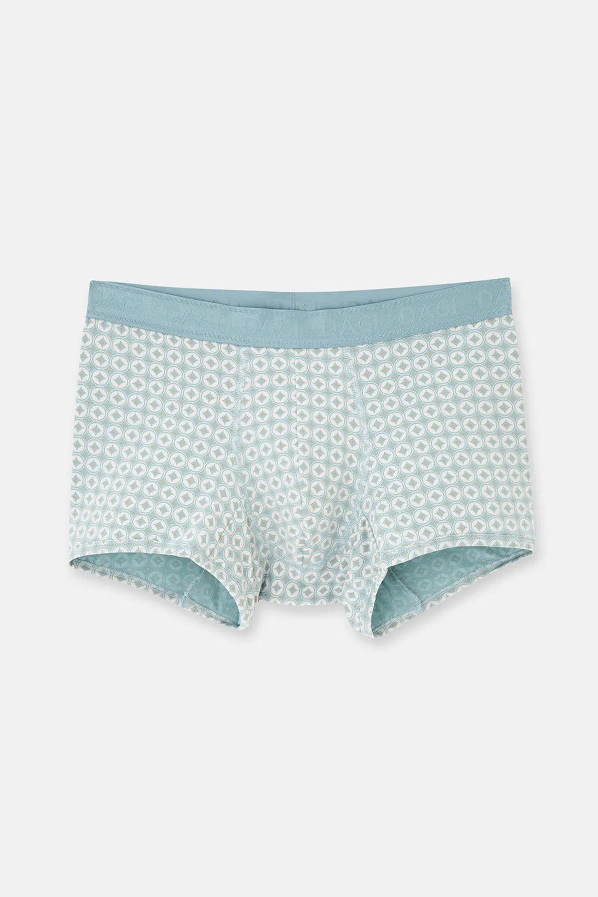 Su Yeşili Desenli Micro Modal Boxer