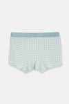 Su Yeşili 4210 Desenli Micro Modal Boxer