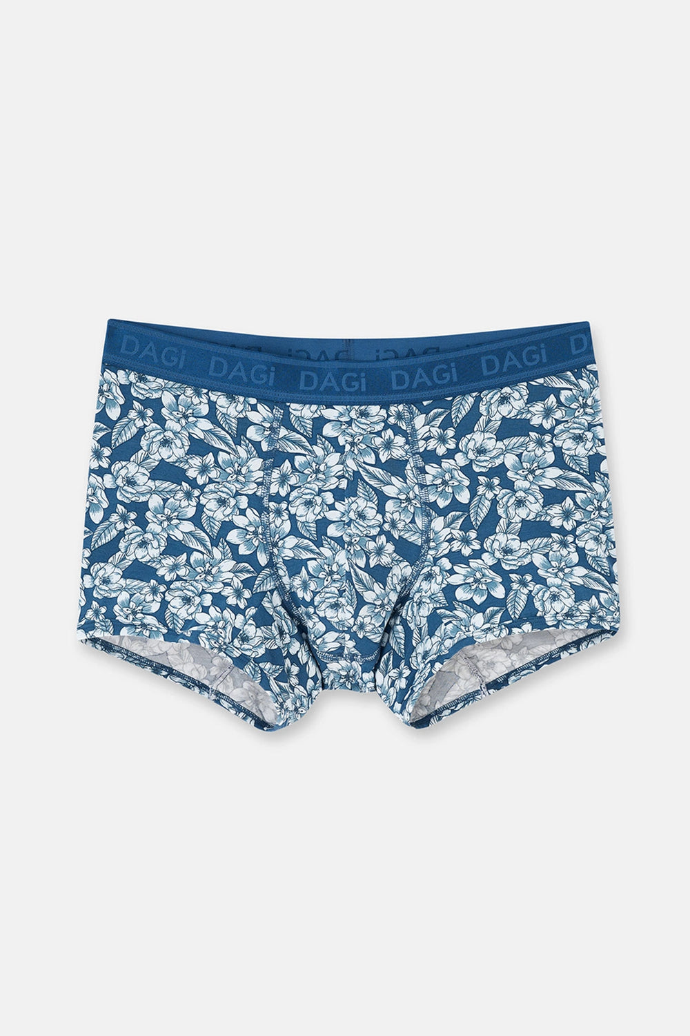 Mavi 2'li Desenli Micro Modal Boxer