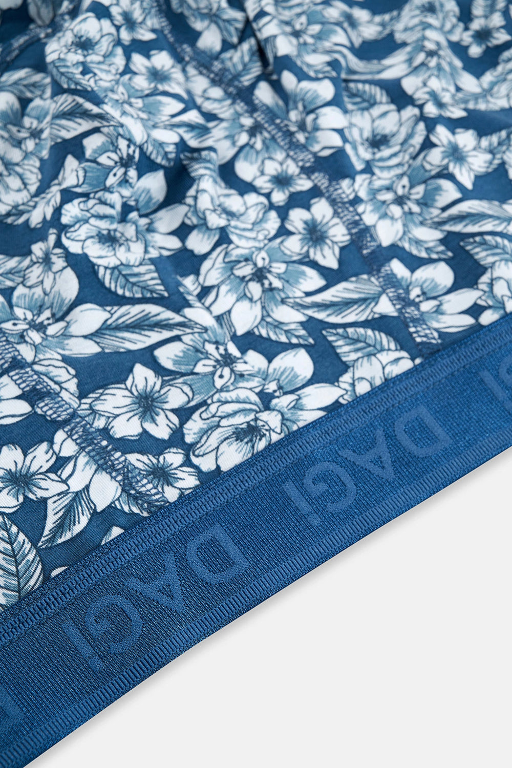 Mavi 2'li Desenli Micro Modal Boxer