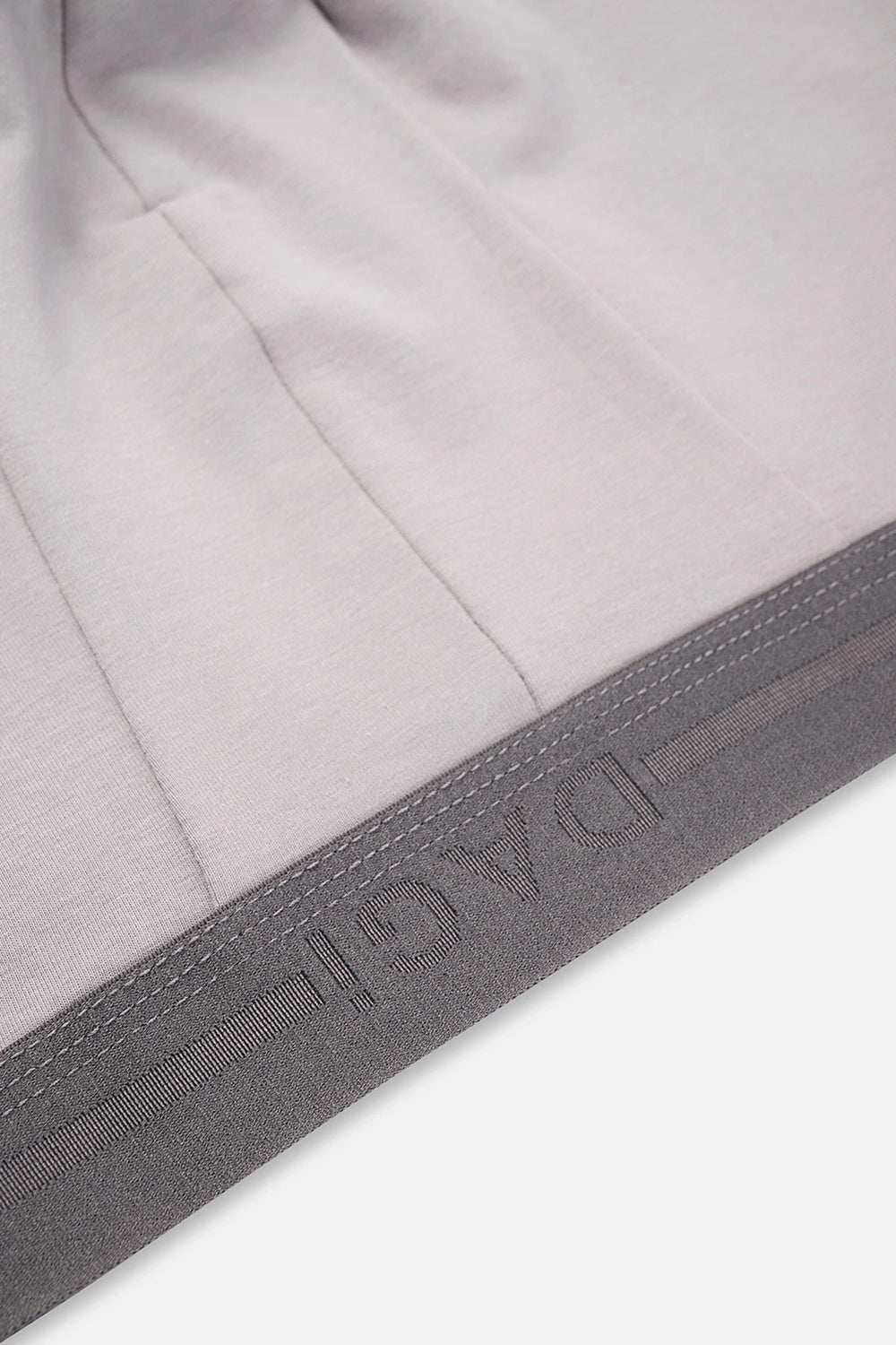 Gri 5210 3'lü Düz Pamuk Boxer