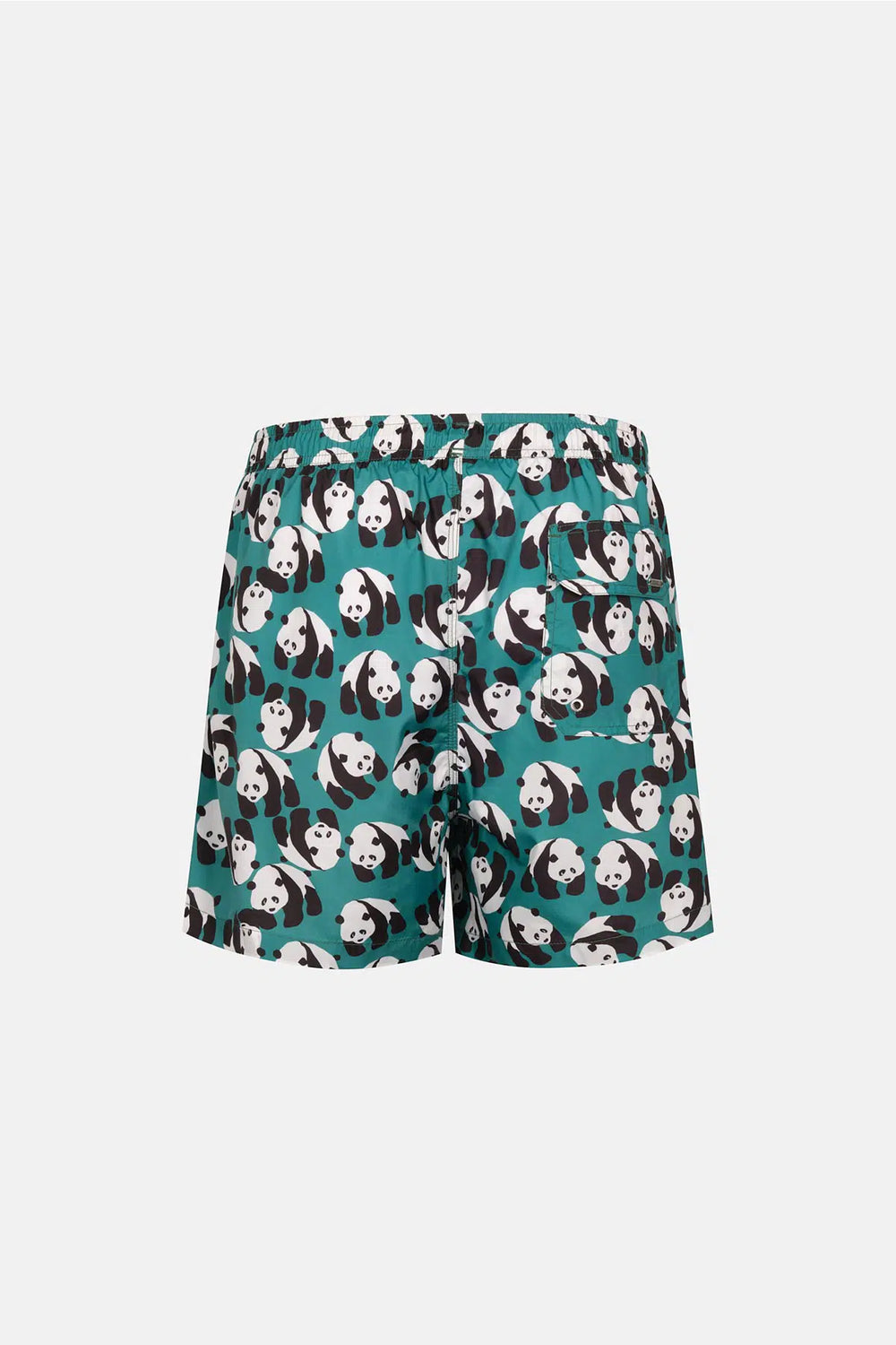 Multicolor Panda Desenli Kısa Şort