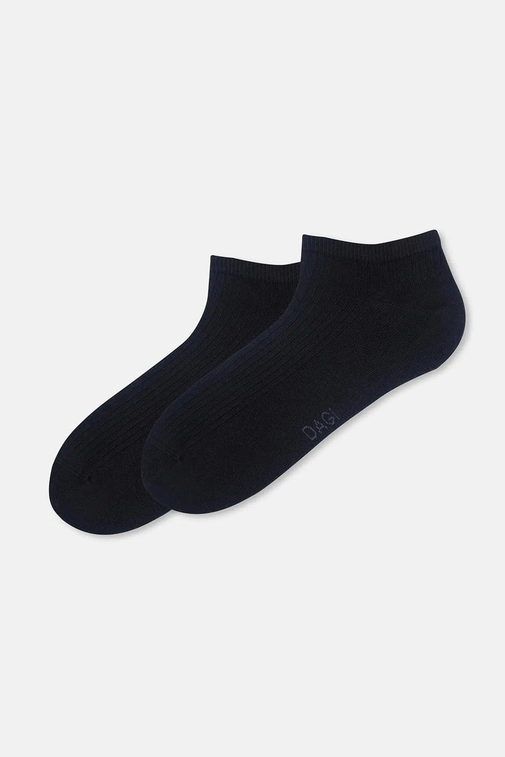 Grimelanj - Siyah Erkek 2'li Çizgili Patik Çorap