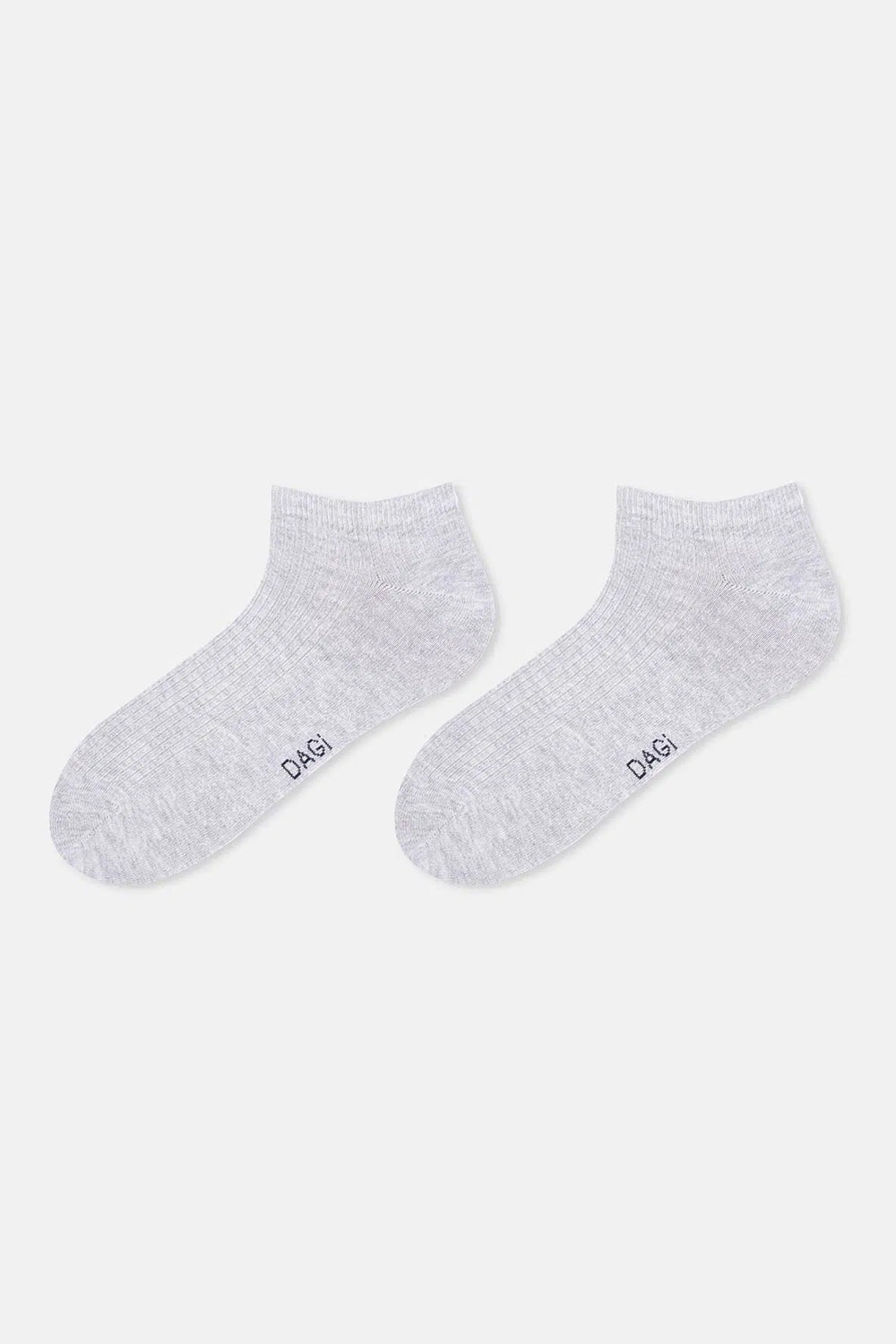 Grimelanj - Siyah Erkek 2'li Çizgili Patik Çorap