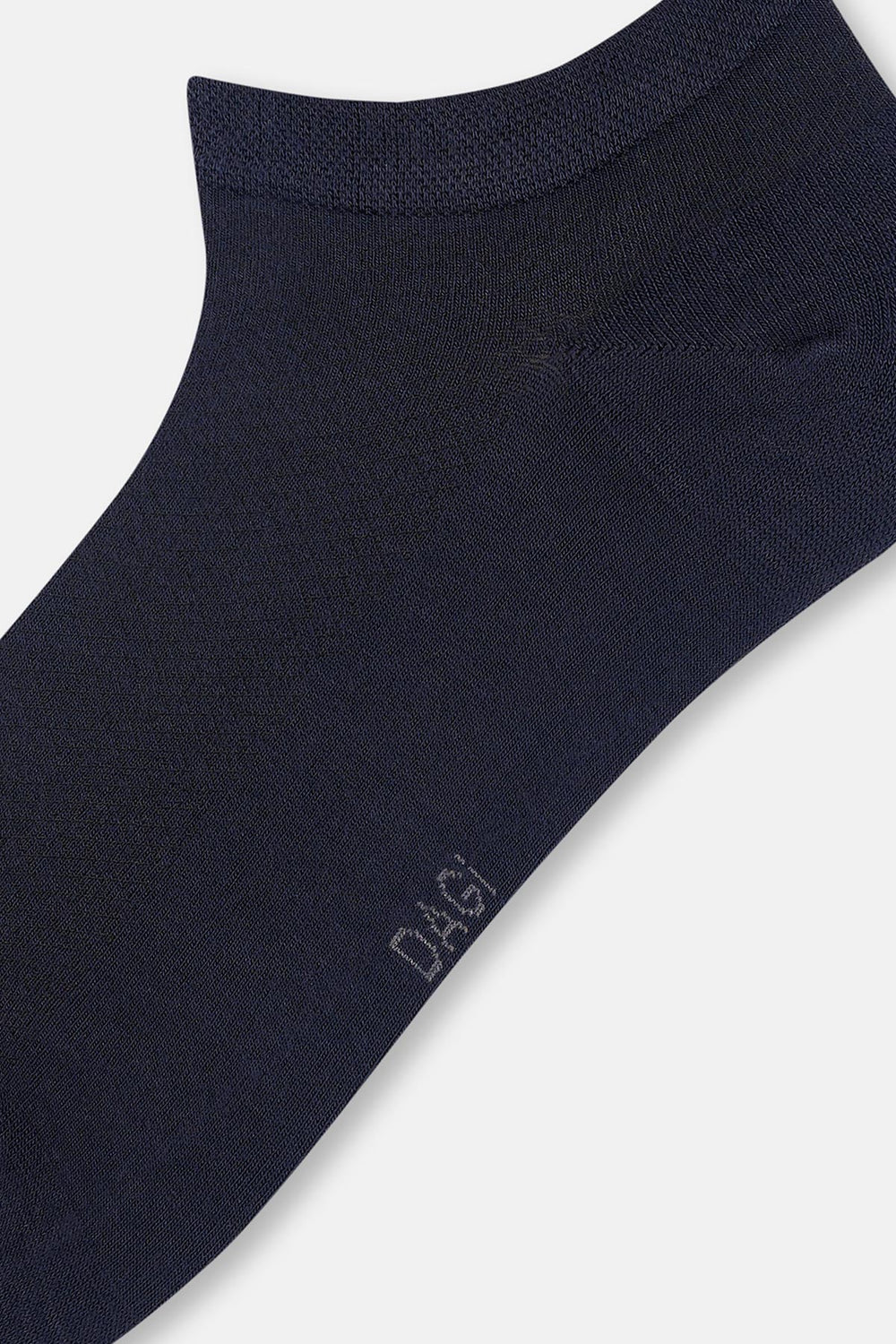 Antrasit-Lacivert Erkek 2'li Dörtgen Desen Patik Çorap