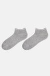 Beyaz-Gri Melanj Erkek 2'li Bambu Çorap