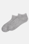 Beyaz-Gri Melanj Erkek 2'li Bambu Çorap