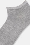 Beyaz-Gri Melanj Erkek 2'li Bambu Çorap