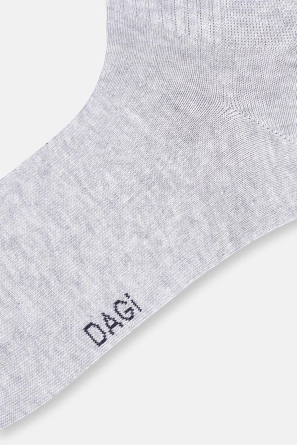 Beyaz-Gri Melanj Erkek 2'li Spor Çorap