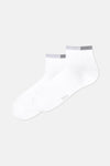 Beyaz-Gri Melanj Erkek 2'li Spor Çorap