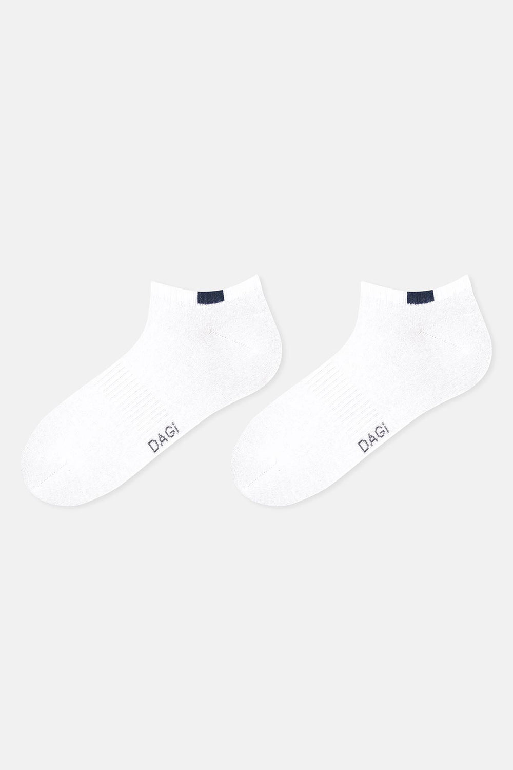 Beyaz Erkek 2'li Spor Çorap