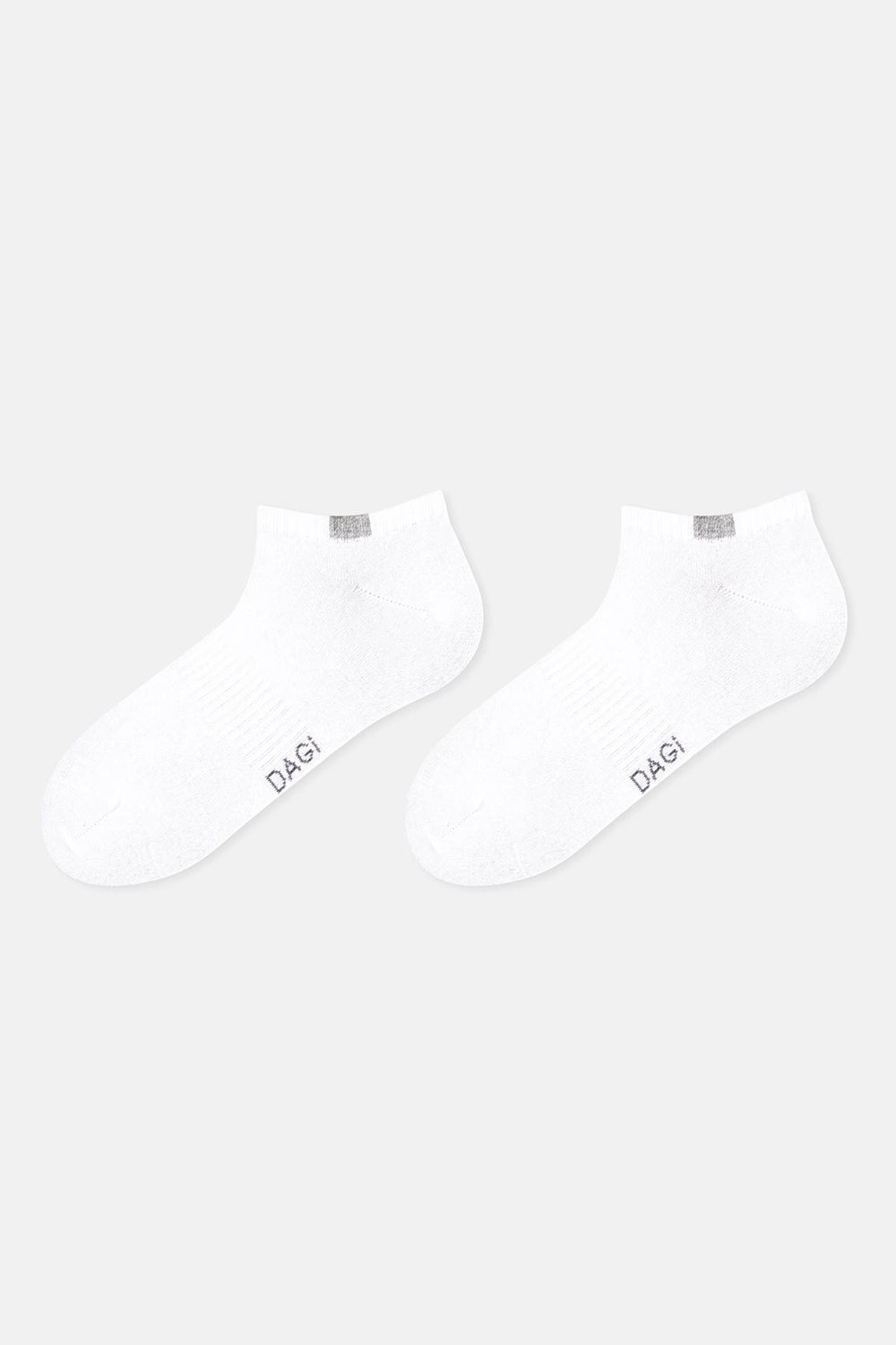 Beyaz Erkek 2'li Spor Çorap