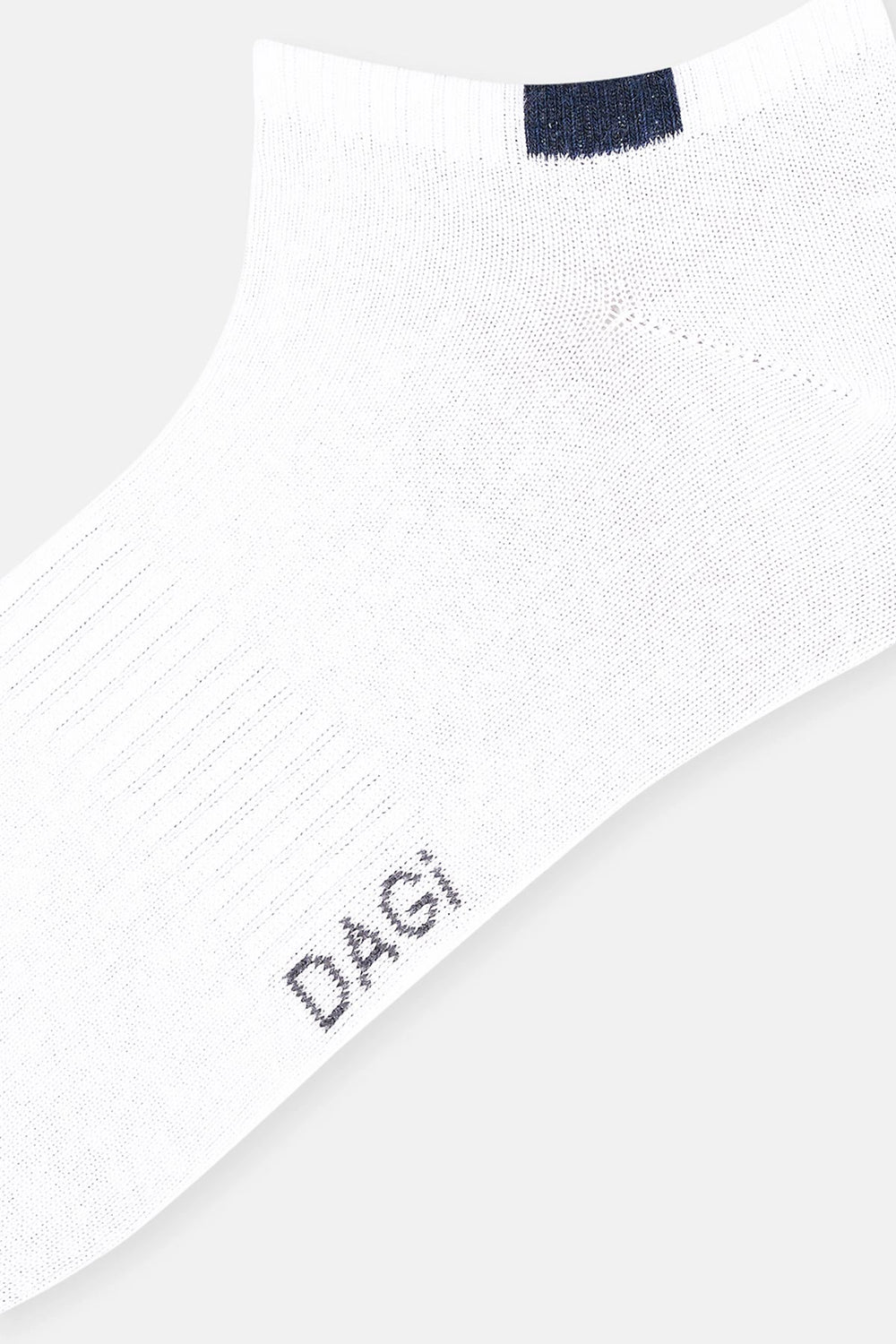 Beyaz Erkek 2'li Spor Çorap