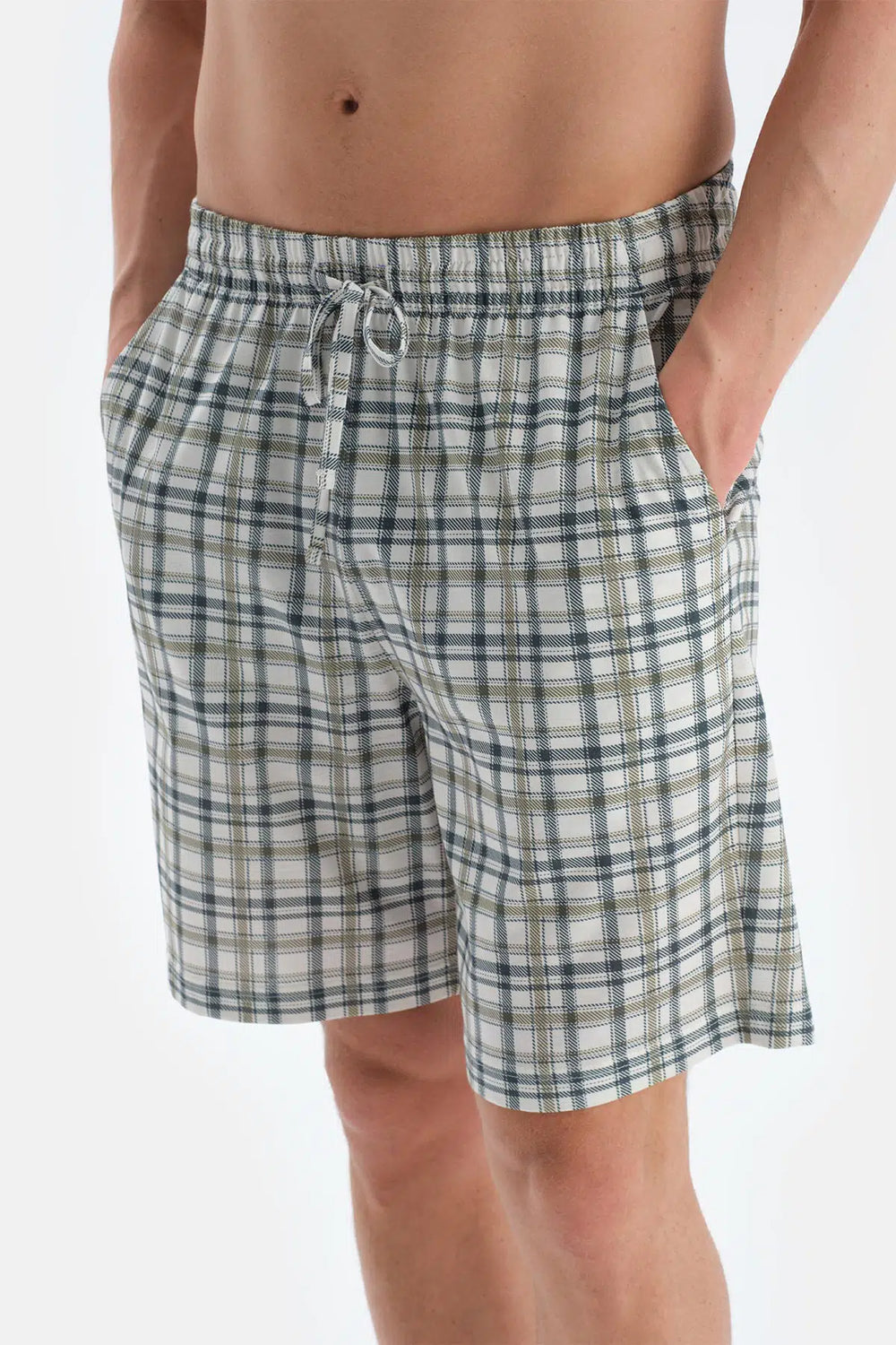 Indigo Bisiklet Yaka Kısa Kollu Tişört Şort Pijama Takımı