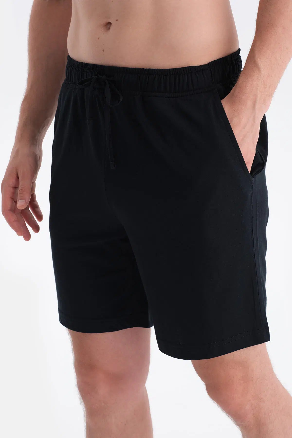 TRİKO BANT DETAYLI TİŞÖRT ŞORT PİJAMA TAKIMI