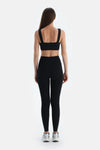 Siyah Kadın Toparlayıcı Tayt