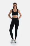 Siyah Kadın Toparlayıcı Tayt