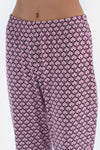 Multicolor Geometrik Metraj Baskılı Penye Modal Gömlek Pantolon Pijama Takımı