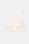 Ekru Dantel Detaylı Micromodal Kaplı Sütyen