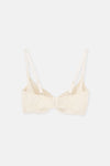 Ekru Dantel Detaylı Micromodal Kaplı Sütyen