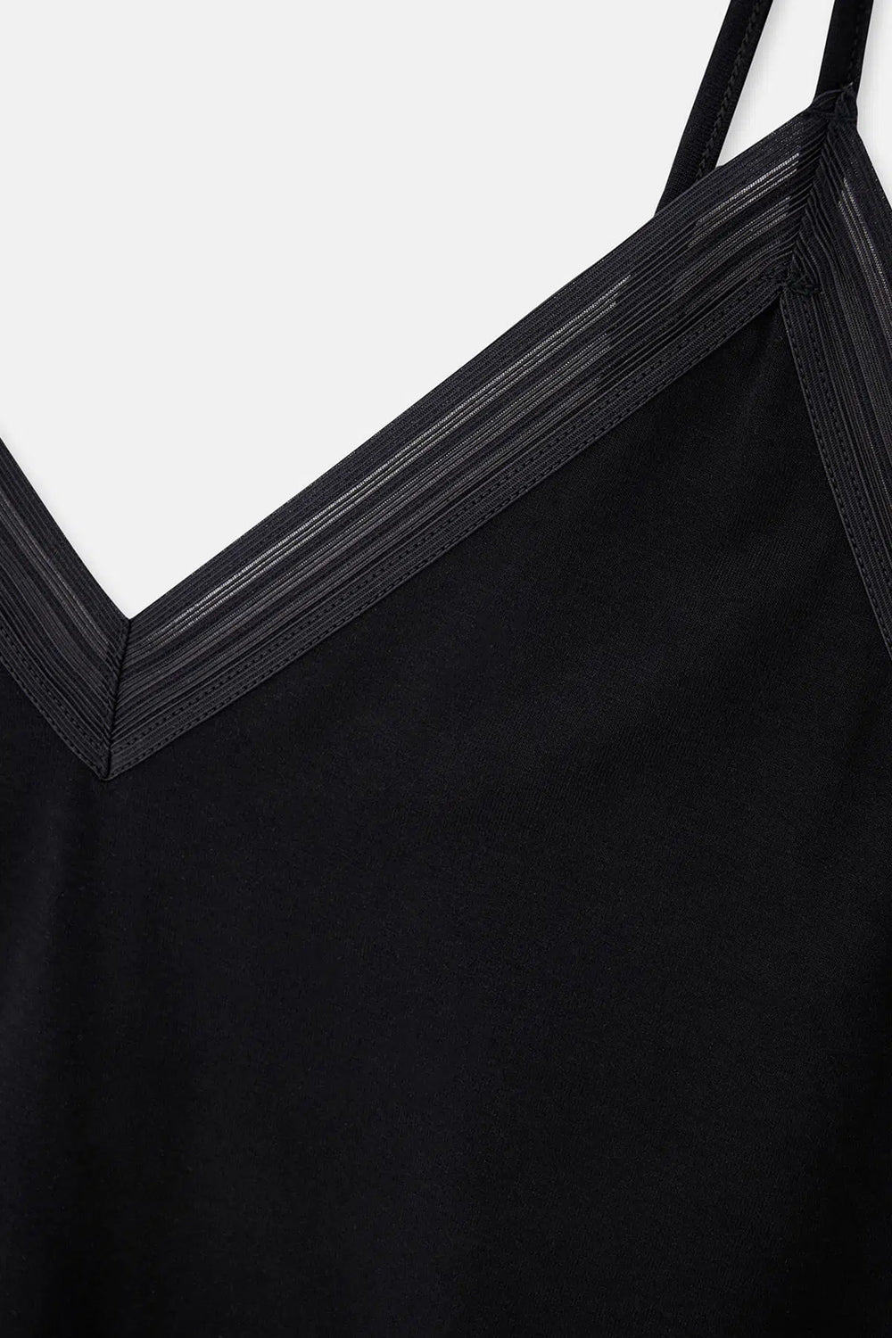 Siyah Basic İnce Askılı Atlet