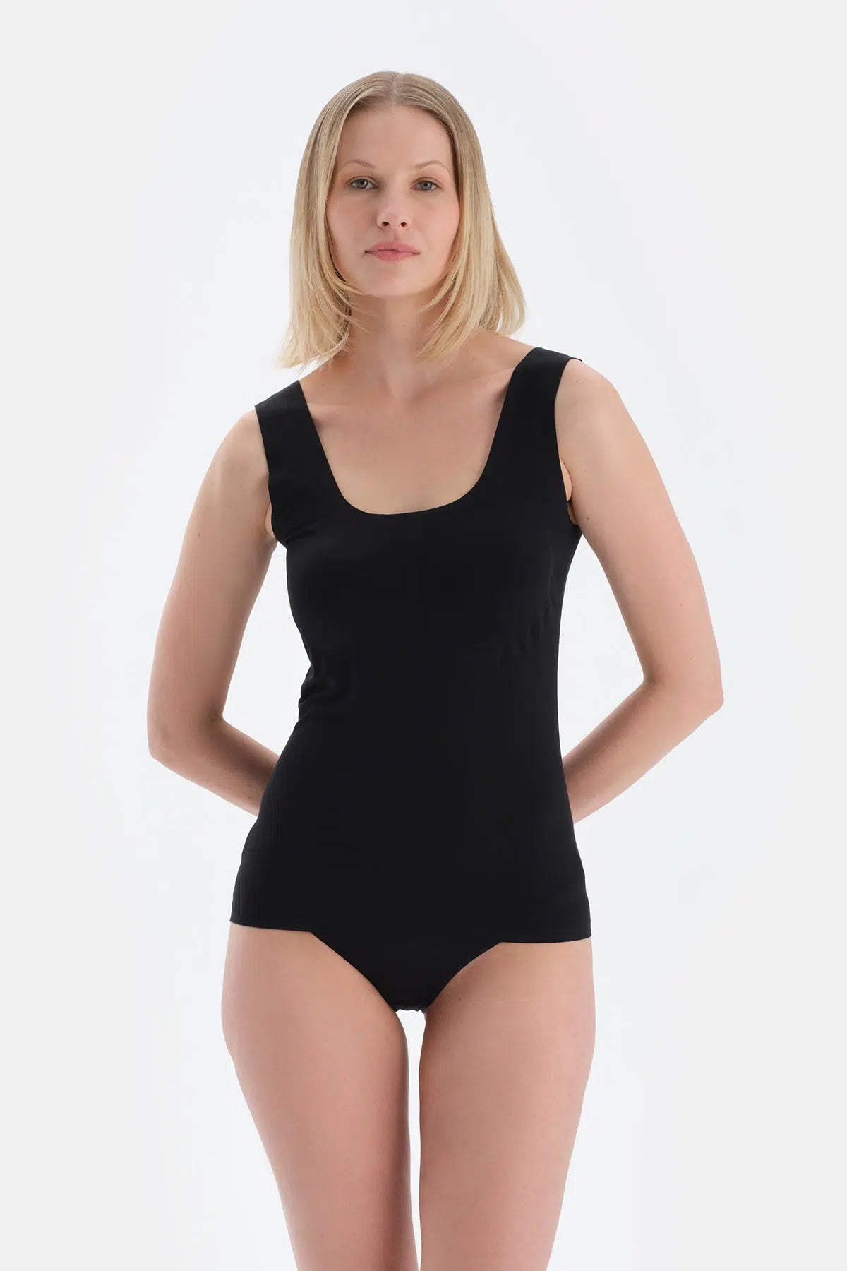 Siyah Basıc Cool Touch Atlet