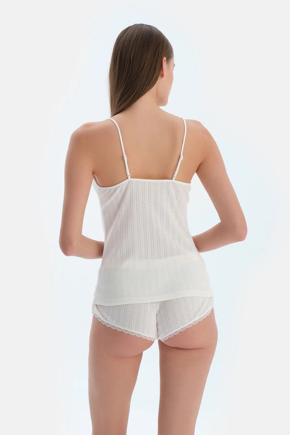 Ekru Poıntel Ince Askılı Atlet