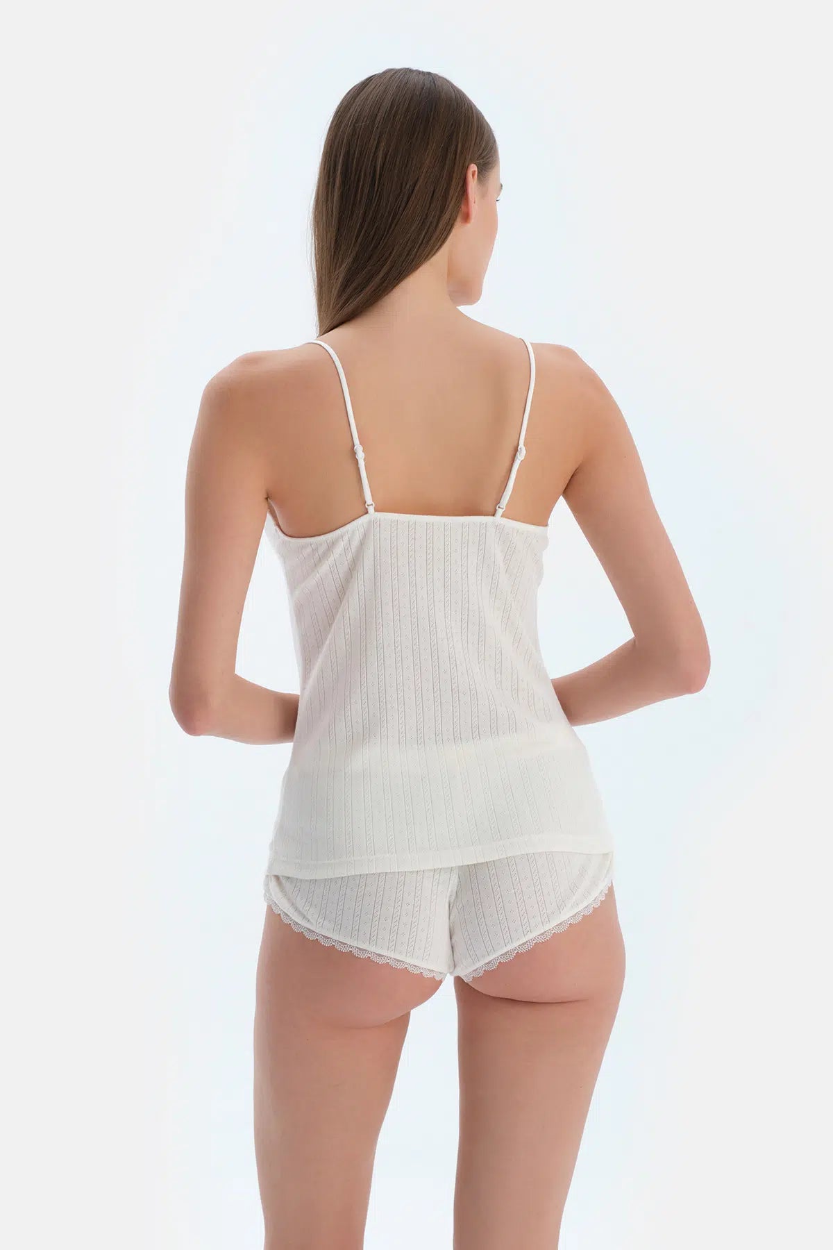 Ekru Poıntel Ince Askılı Atlet