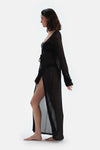Siyah Uzun Kimono