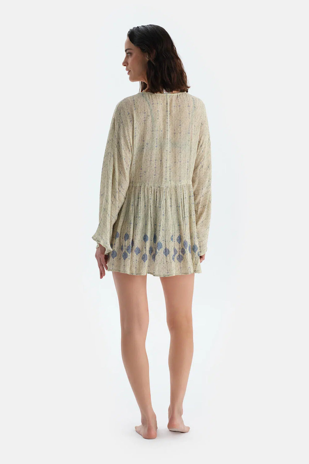 Multicolor Uzun Kol Elbise