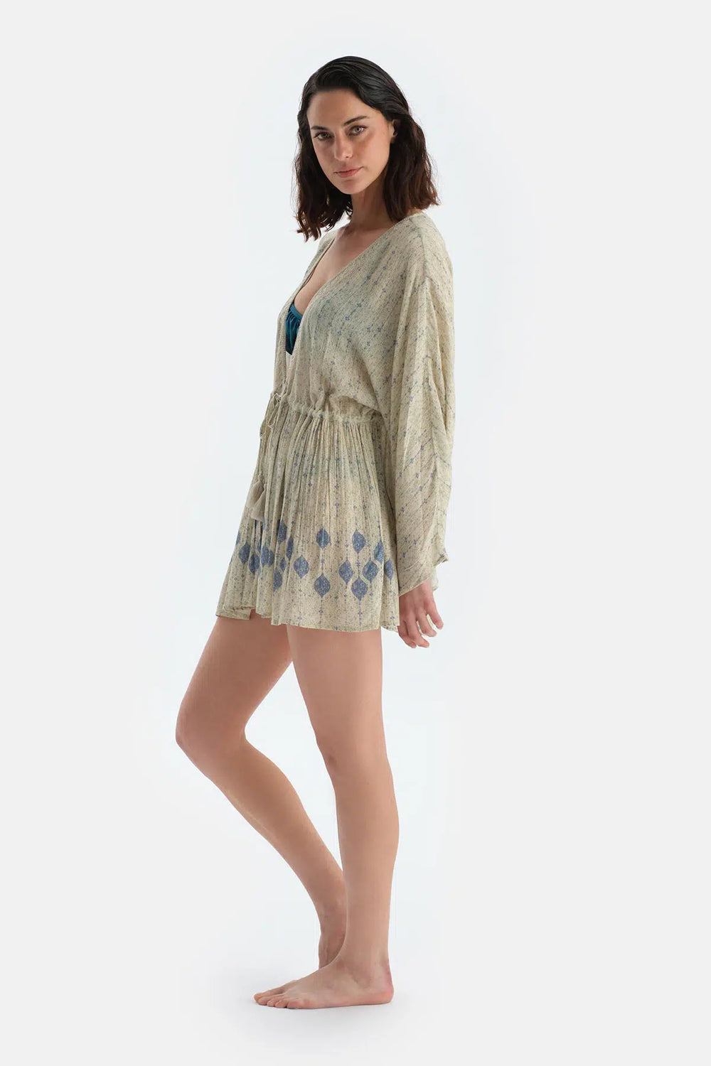 Multicolor Uzun Kol Elbise