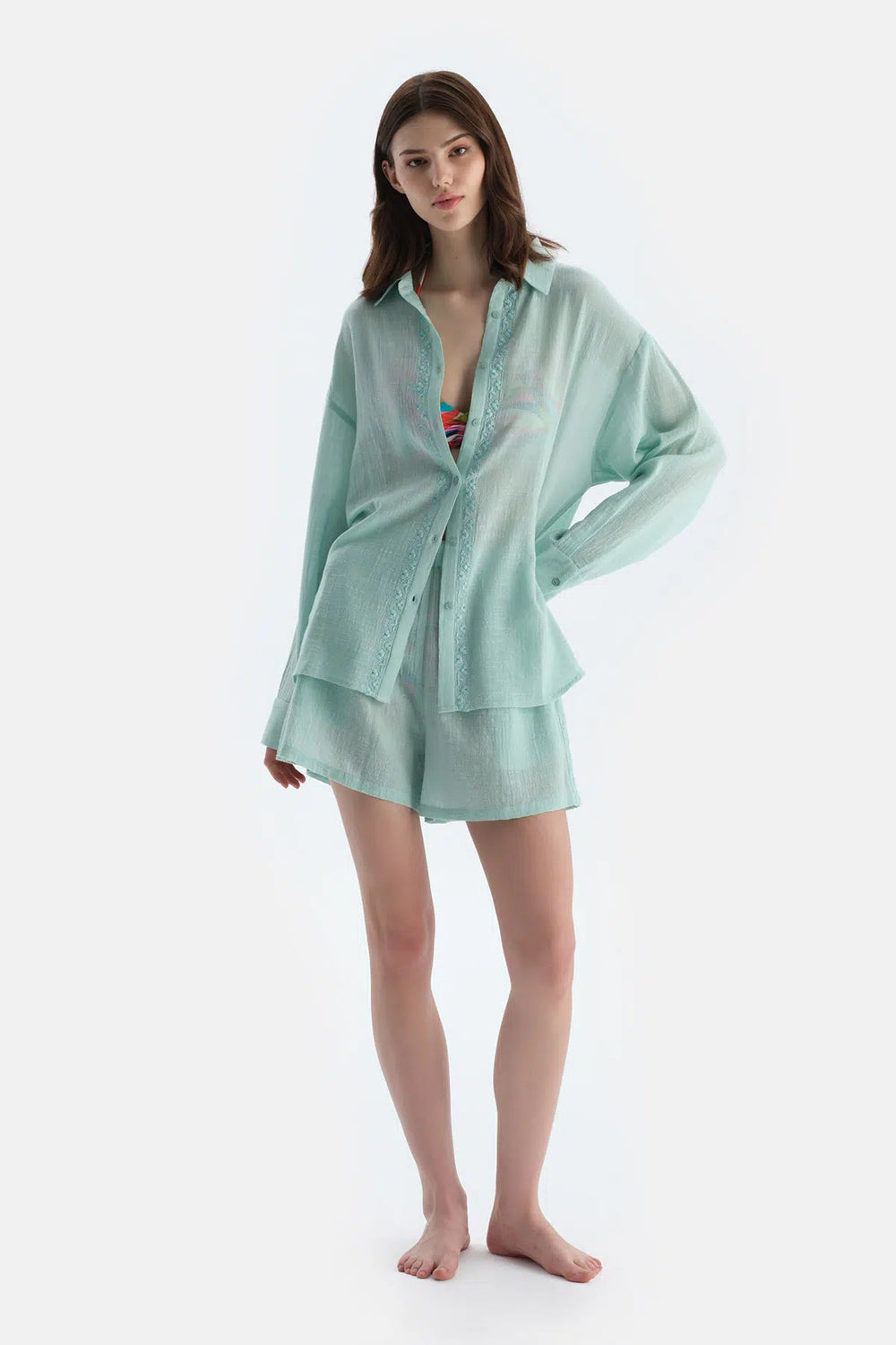Mint Yeşili Şort