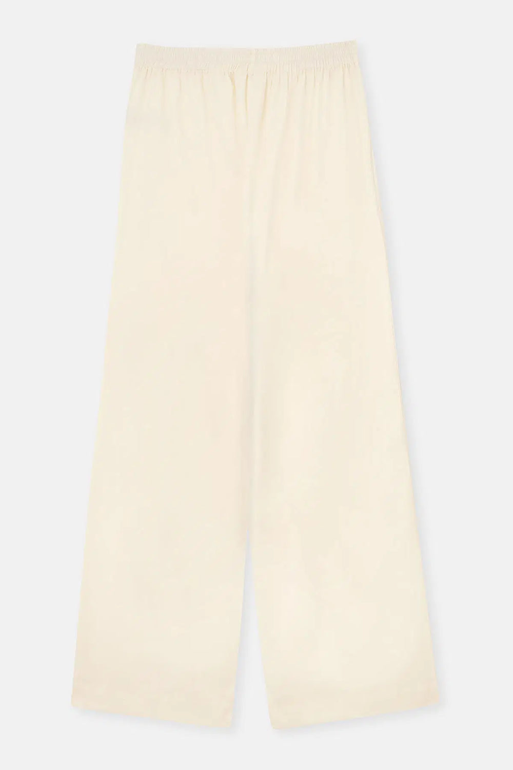 Kırık Beyaz Saten Brıde Pantolon