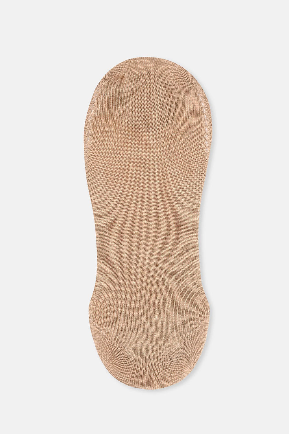 Bej Kadın 2'li Bambu Basıc Babet Çorap