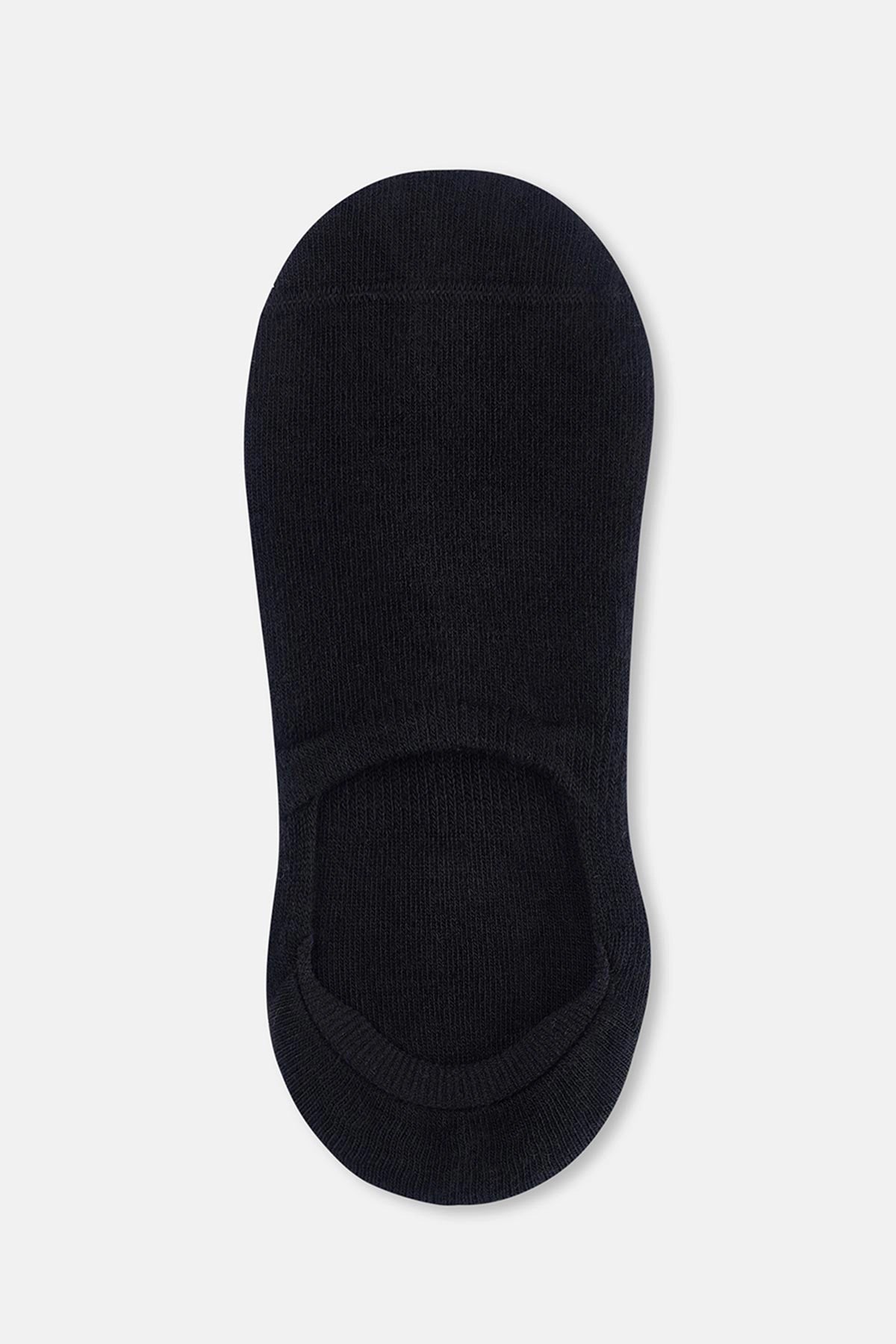 Beyaz-Siyah-Ten Kadın 3'lü Görünmez Çorap