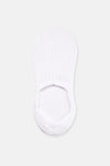 Beyaz-Gri Melanj Kadın 2'li Görünmez Çorap