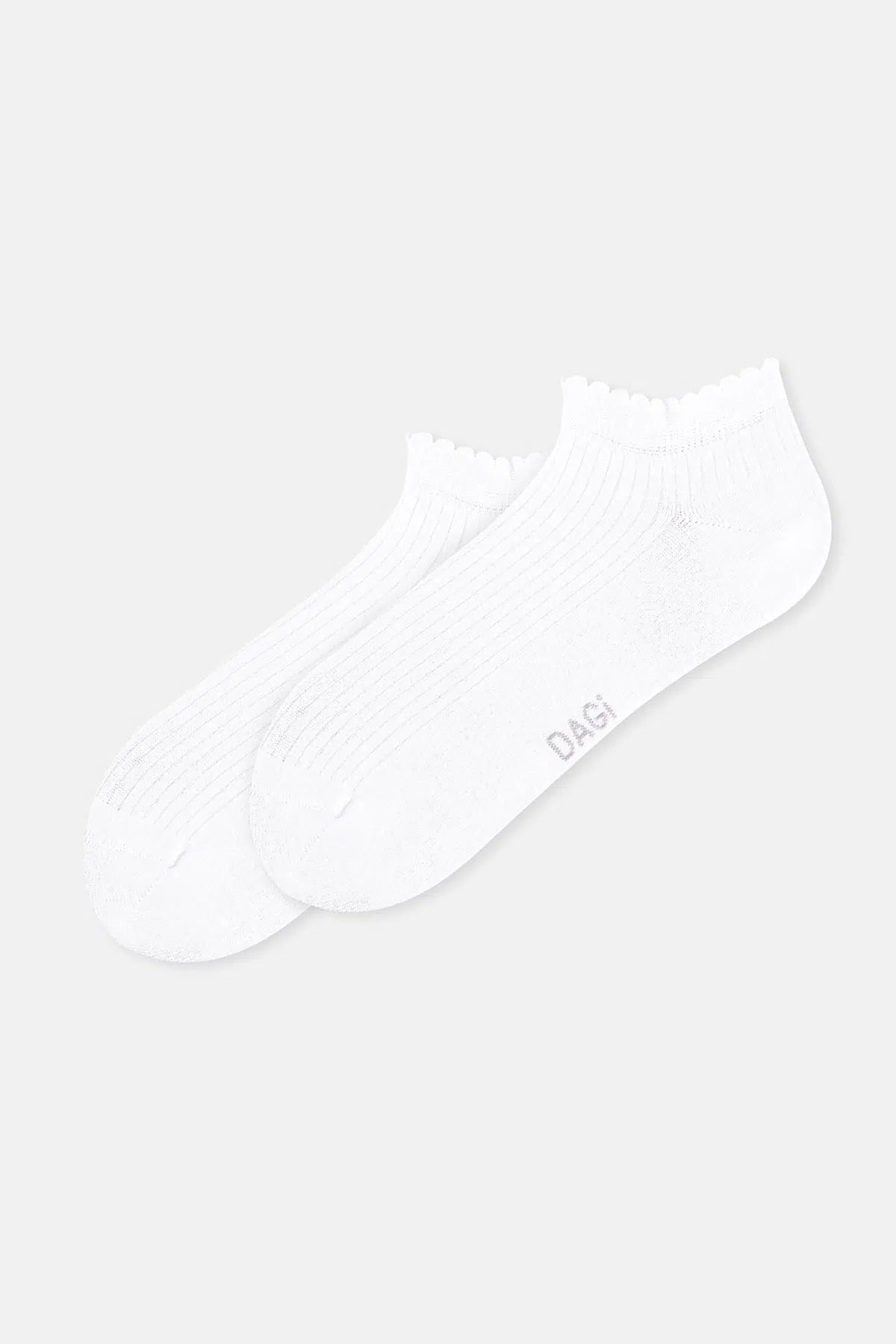 Beyaz Kadın Patik Çorap