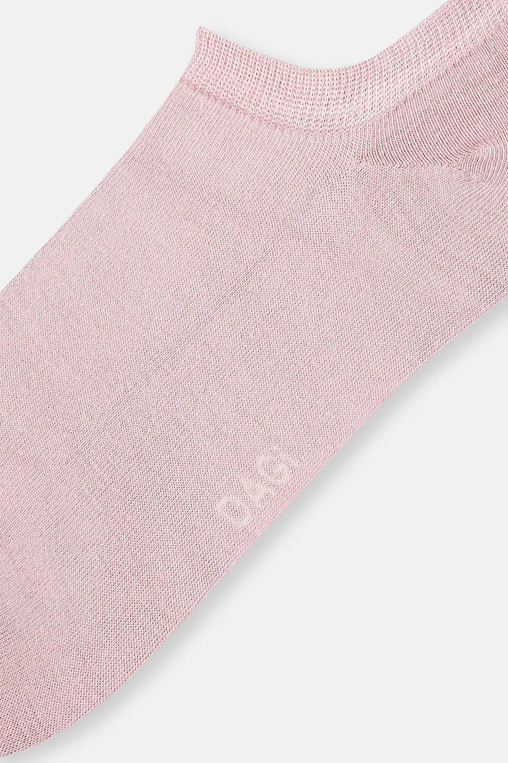 Beyaz-Pudra Kadın 2'li Bambu Patik Çorap