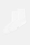 Beyaz Kadın Lastiksiz Çorap