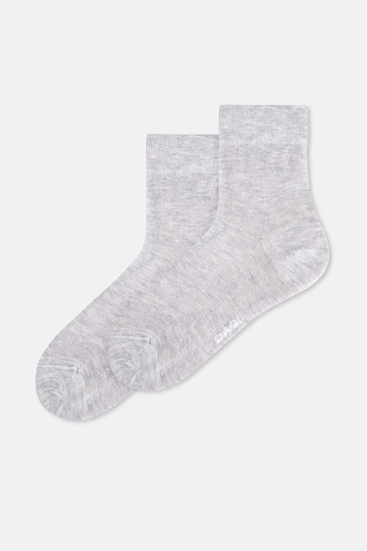 Gri Melanj Kadın Bambu Çorap