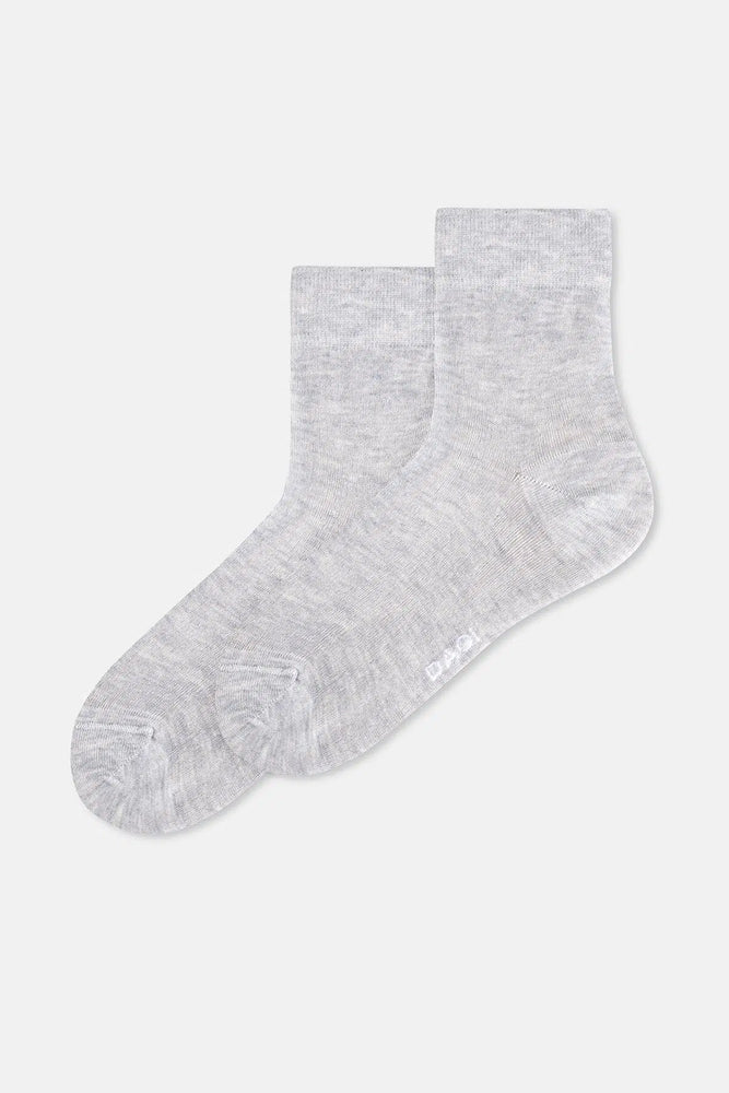 Gri Melanj Kadın Bambu Çorap