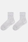 Gri Melanj Kadın Bambu Çorap