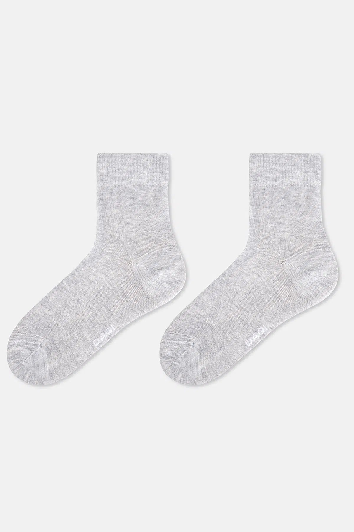 Gri Melanj Kadın Bambu Çorap