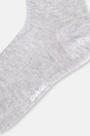Gri Melanj Kadın Bambu Çorap