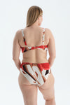 Multicolor Yüksek Bel Bikini Alt