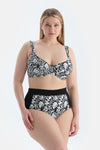Multicolor Yüksek Bel Bikini Alt