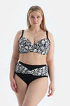 Multicolor Yüksek Bel Bikini Alt